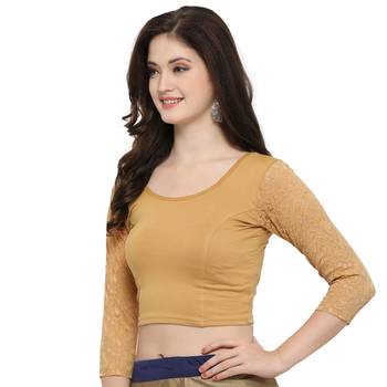Women's Cotton Lycra Stretchable Readymade Blouse 2