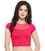 Women's Cotton Lycra Stretchable Readymade Blouse