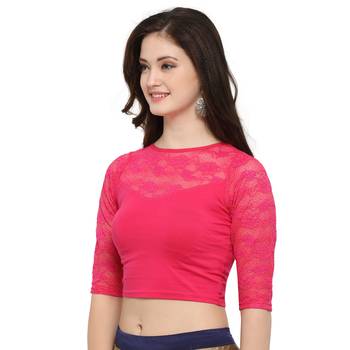 Women's Cotton Lycra Stretchable Readymade Blouse 2