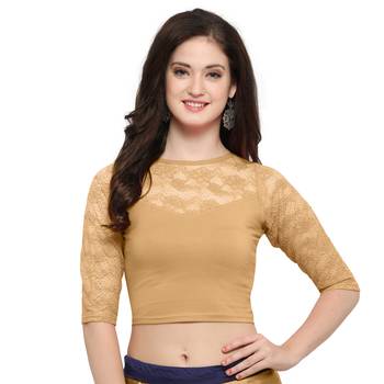 Women's Cotton Lycra Stretchable Readymade Blouse 1