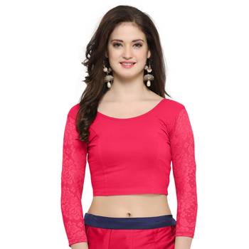 Women's Cotton Lycra Stretchable Readymade Blouse 1