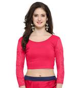Women's Cotton Lycra Stretchable Readymade Blouse
