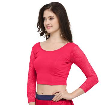 Women's Cotton Lycra Stretchable Readymade Blouse 2