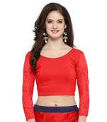 Women's Cotton Lycra Stretchable Readymade Blouse