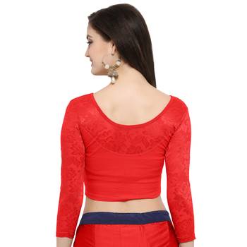 Women's Cotton Lycra Stretchable Readymade Blouse 3