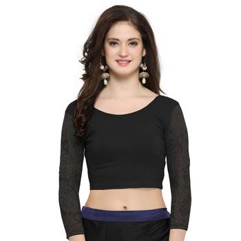 Women's Cotton Lycra Stretchable Readymade Blouse 1