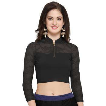 Women's Cotton Lycra Stretchable Readymade Blouse 1