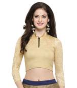 Women's Cotton Lycra Stretchable Readymade Blouse