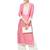 Pink & White Handloom Cotton Lace Border Kurta Palazzo Set