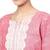 Pink & White Handloom Cotton Lace Border Kurta Palazzo Set