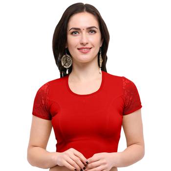 Women's Cotton Lycra Stretchable Readymade Blouse 1