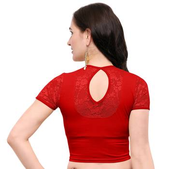 Women's Cotton Lycra Stretchable Readymade Blouse 3