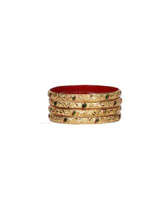 Guarantee Gold  Dyed Bracelets With Floral Design In Multi Color 1
