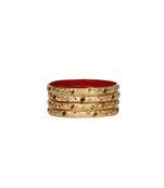 Guarantee Gold  Dyed Bracelets With Floral Design In Multi Color