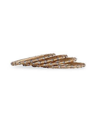 Beautiful Set Of 4 Silk Thread Bangles For Party Wear 2