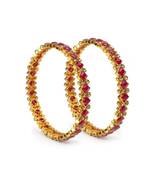 Set Of 2 Brass Tone Bracelets By Leshya