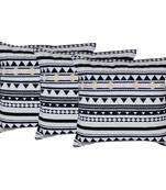 Reme Embroidered Cotton Multicolor Square Cushion Covers For Sofa