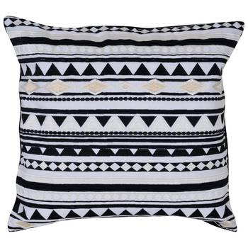 Reme Embroidered Cotton Multicolor Square Cushion Covers For Sofa 3