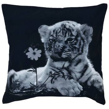 Reme Printed Cotton Multicolor Square Cushion Covers For Sofa 3