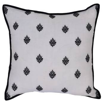 Reme Embroidered Cotton Multicolor Square Cushion Covers For Sofa 3