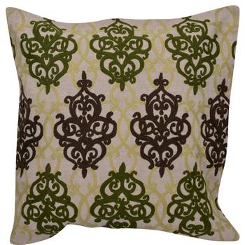 Reme Printed Chambray Multicolor Square Cushion Covers For Sofa 3