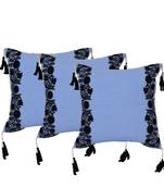 Reme Embroidered Chambray Multicolor Cushion Pillow Covers