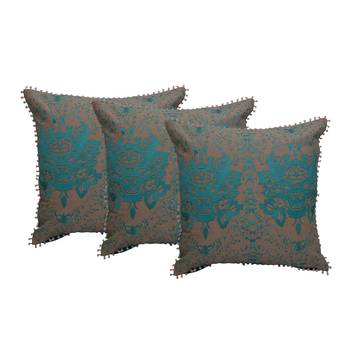 Reme Embroidered Chambray Multicolor Cushion Pillow Covers 1
