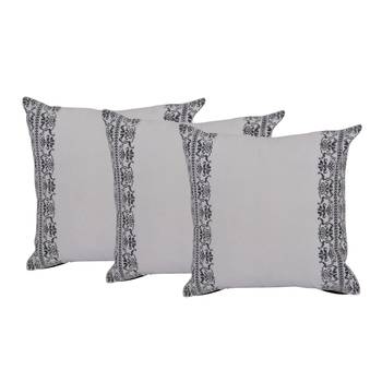 Reme Embroidered Multicolor Cotton Cushion Pillow Covers 1