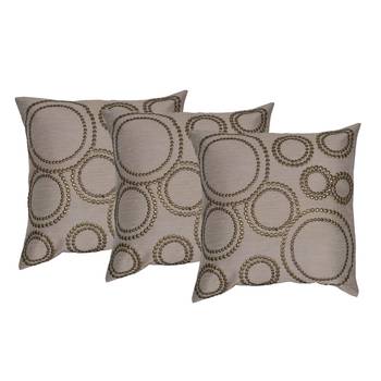 Reme Embellished Multicolor Raw Silk Cushion Pillow Covers 1