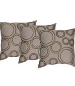 Reme Embellished Multicolor Raw Silk Cushion Pillow Covers