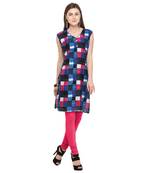 Multicolor printed cotton kurtis