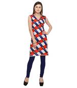 Multicolor printed cotton kurtis