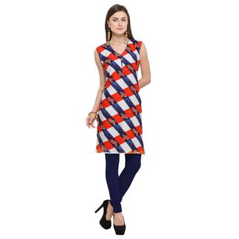 Multicolor printed cotton kurtis 2