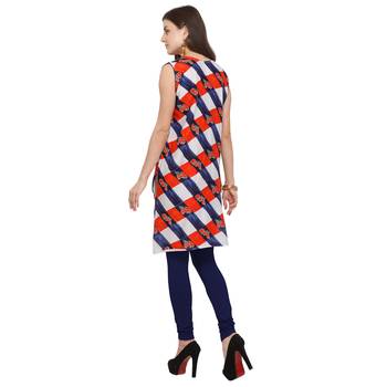 Multicolor printed cotton kurtis 4