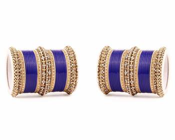 Set Of 2 Bridal Matte Textured Bangle Set 2