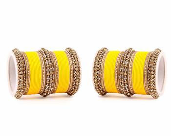 Set Of 2 Bridal Matte Textured Bangle Set 2