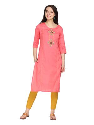 Women Mustard Regular Fit Solid Cigarette Trousers 5