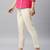 Women Off-White Regular Fit Solid Cigarette Trousers