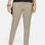 Women Olive Green Slim Fit Solid Cropped Cigarette Linen Trousers