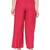 Women Pink Wide Leg Solid Palazzos