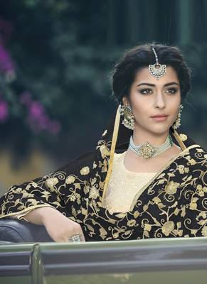 White Jacquard Jacquard Salwar 2