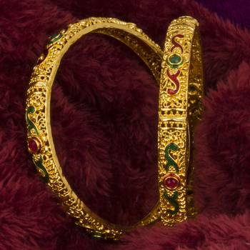 Gold Bangles And Bracelets 3