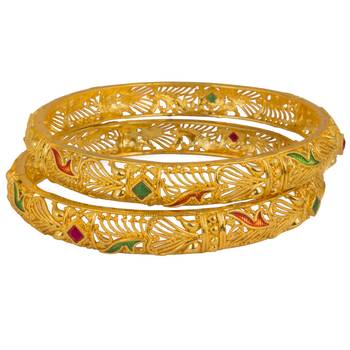 Gold Bangles And Bracelets 1