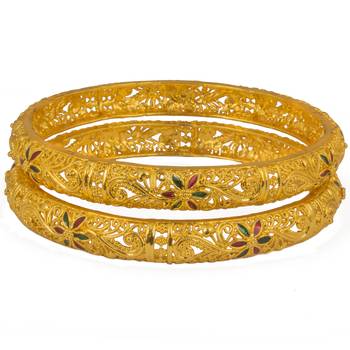 Gold Bangles And Bracelets 1