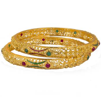 Gold Bangles And Bracelets 1