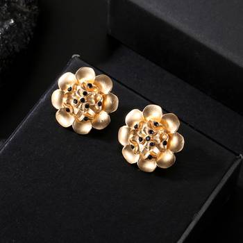 Black cubic zirconia earrings 3