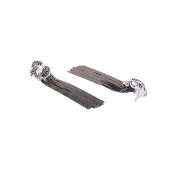 Black cubic zirconia earrings 4