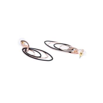 Black cubic zirconia earrings 4