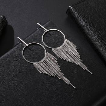 Silver cubic zirconia earrings 3