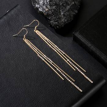 Gold cubic zirconia earrings 3